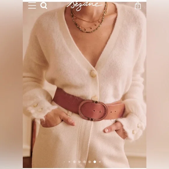 Sezane | Accessories | Sezane Ftiche Irene Wide Naturel  display picture 2